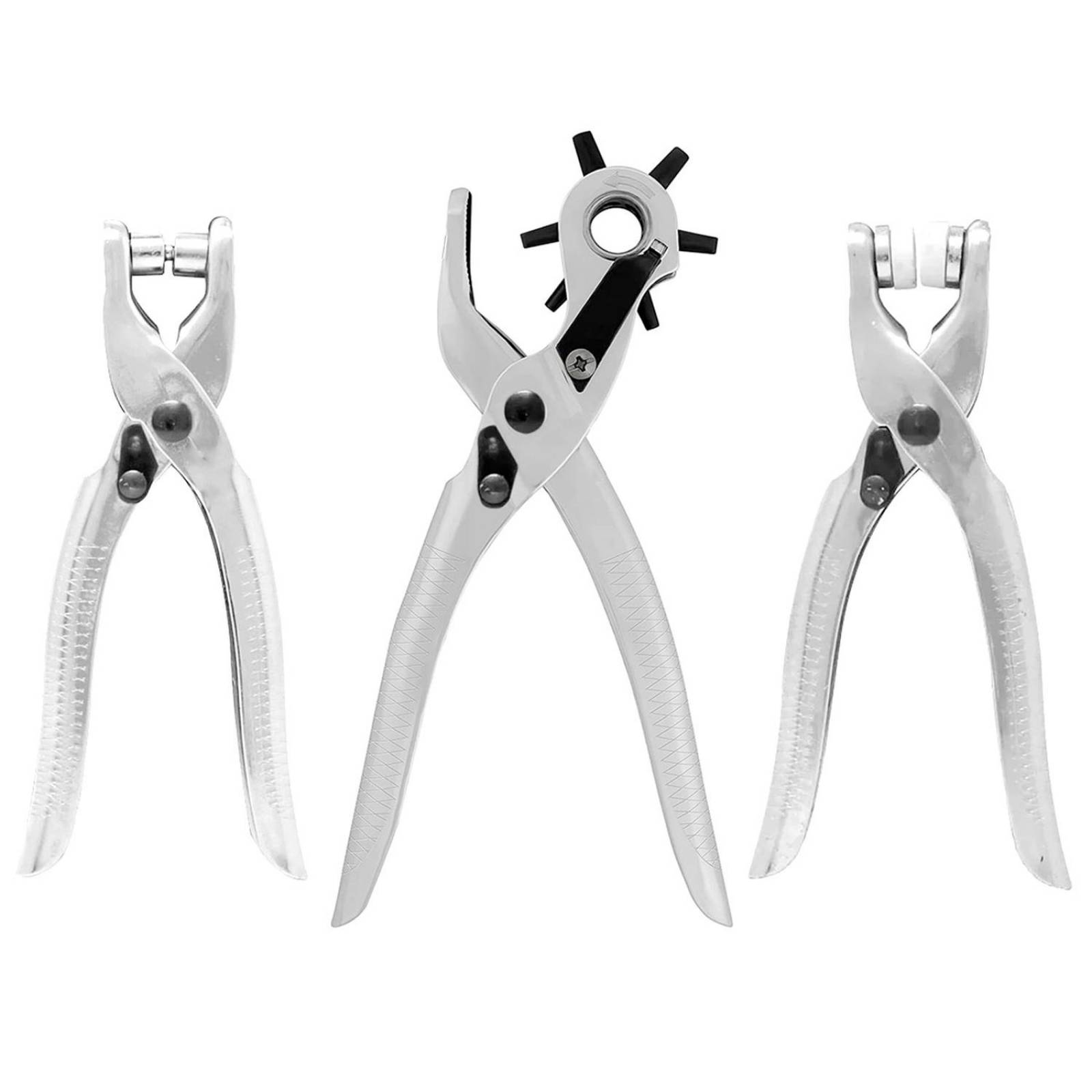 Pinza Sacabocados Estrella Ojilladora 3 Pzas + 600 Ojillos 