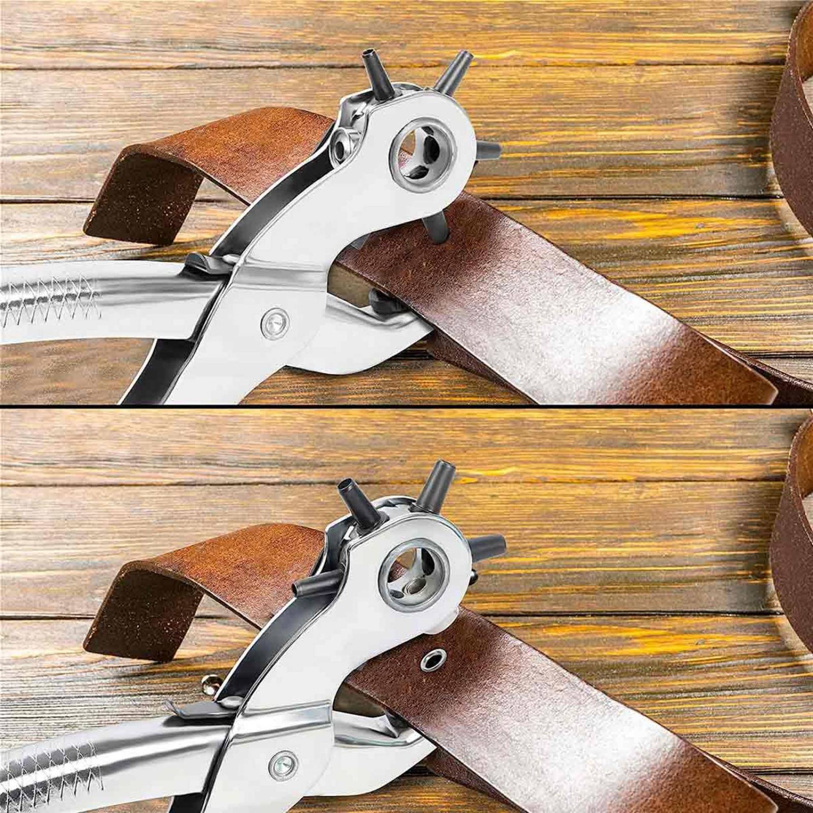 Pinza Sacabocados Estrella Ojilladora 3 Pzas + 600 Ojillos 