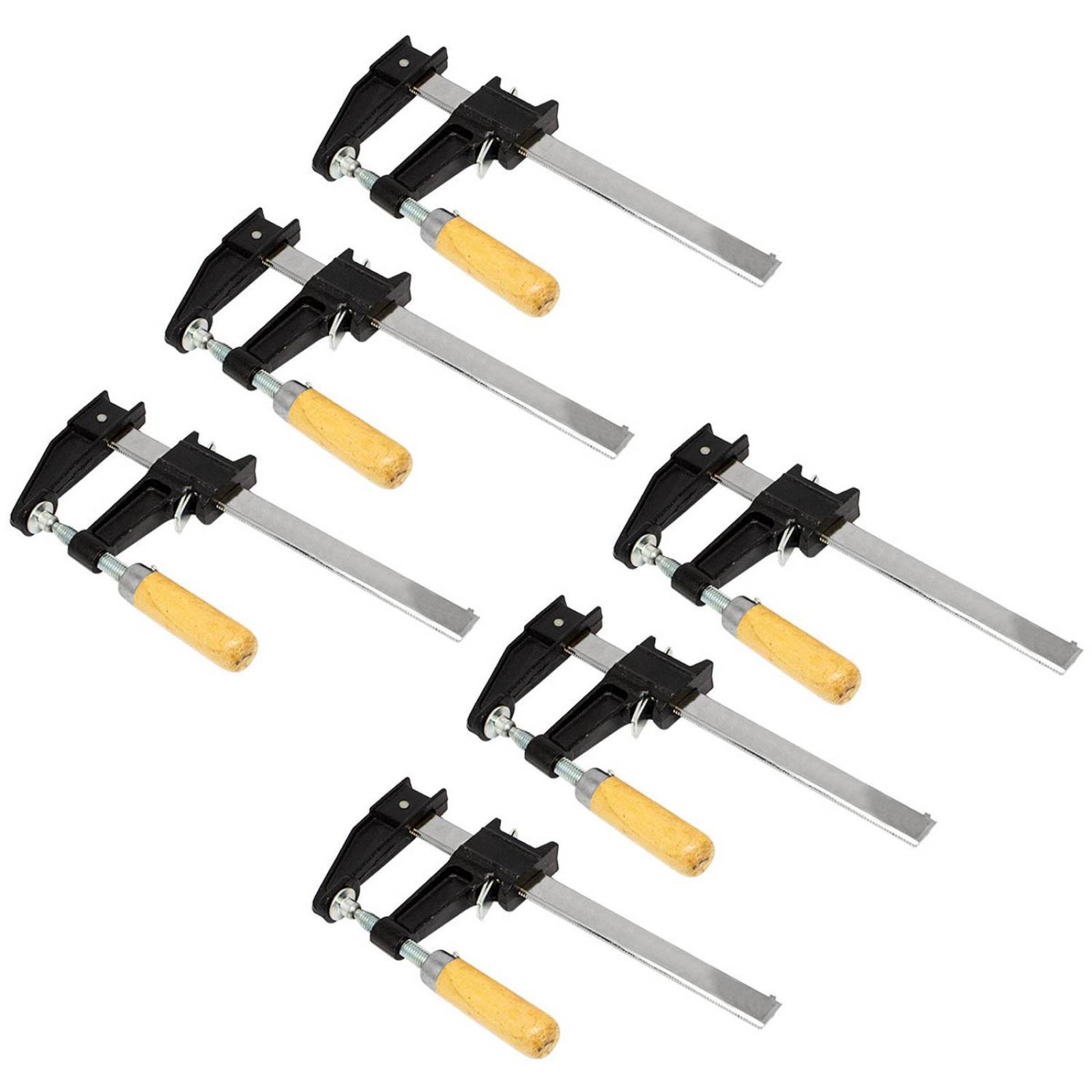 Prensa Sargento Juego 6 Piezas 6 In Para Madera Carpinteria 