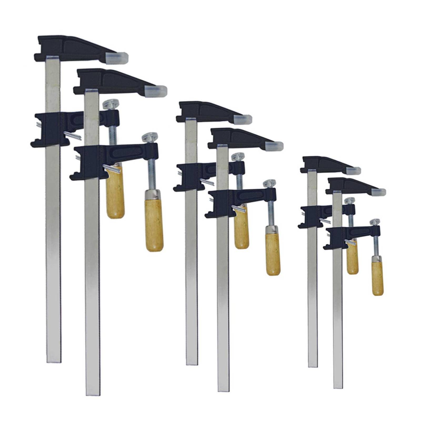 Prensa Sargento Diferentes Medidas 24/36/48/In Juego 6 Pzas 