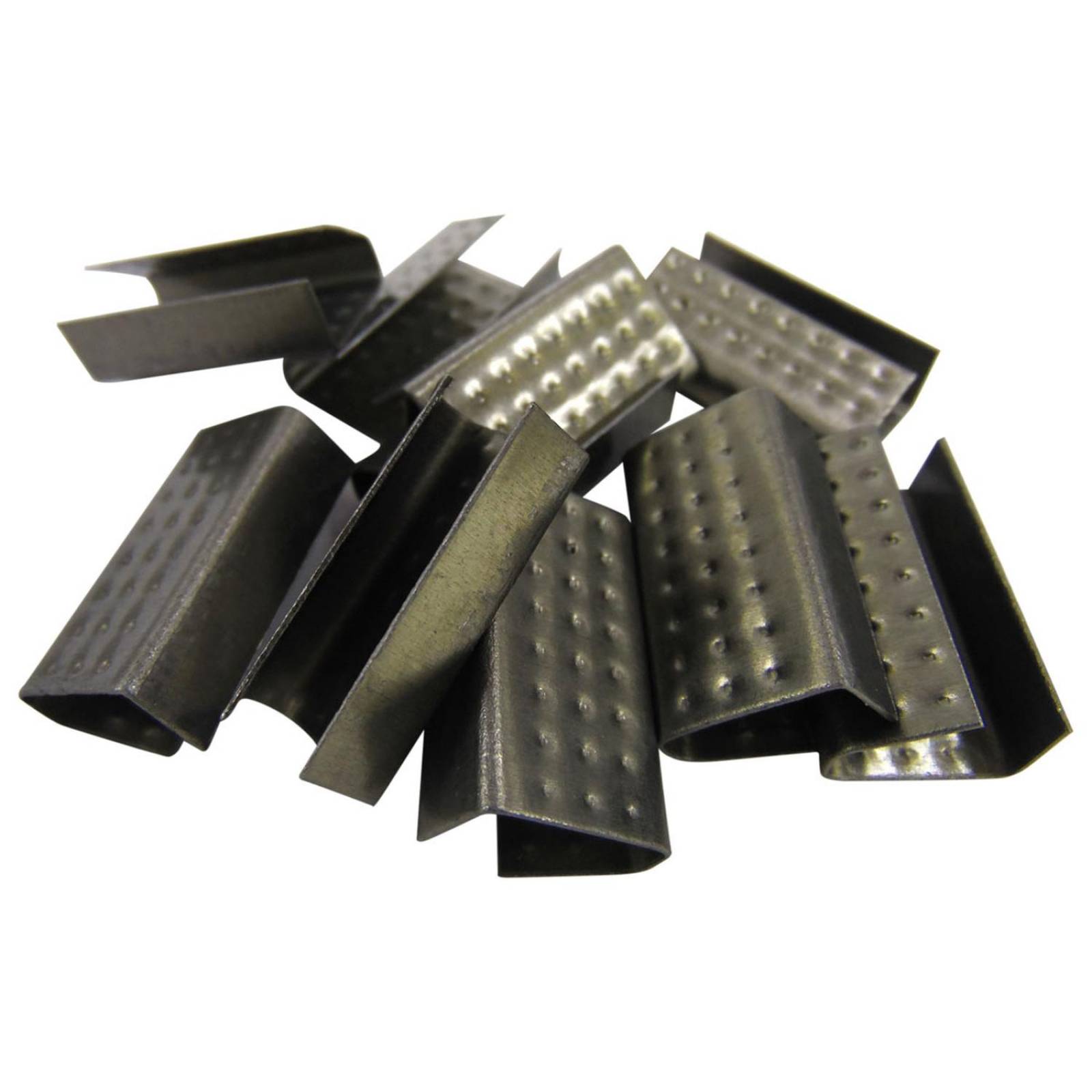 Flejadora Manual + Rollo Fleje Plastico + Grapas Kingsman 