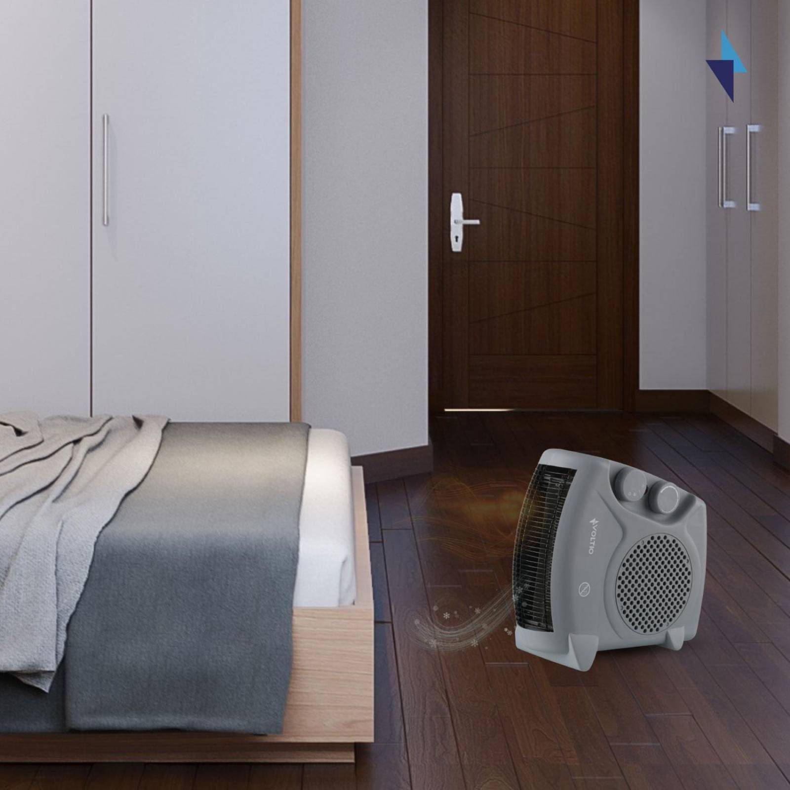 Calefactor Ventilador Calentador Electrico 1500W Portatil 