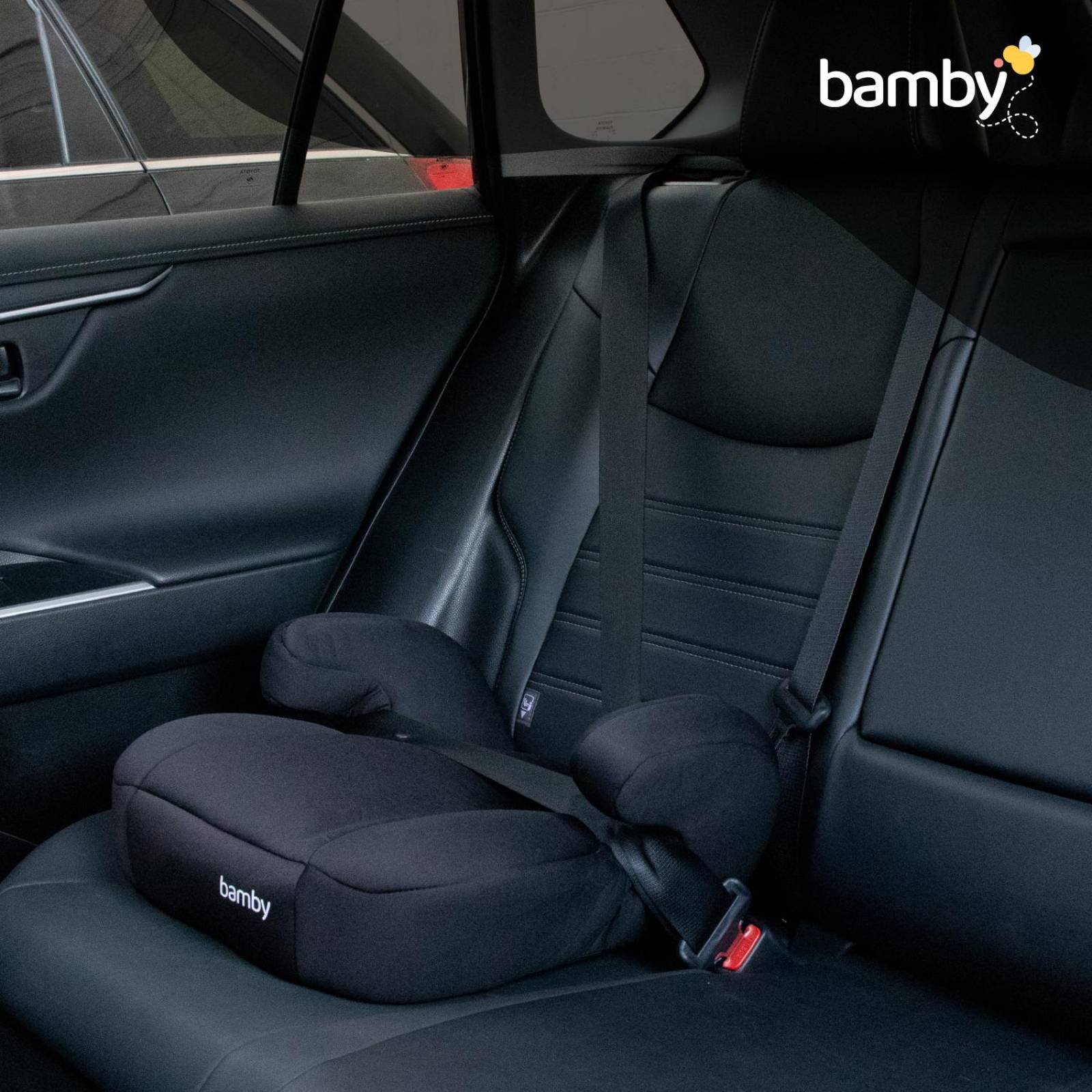 Asiento Elevador Coche Para Bebe Booster Carro Cojin Silla Negro