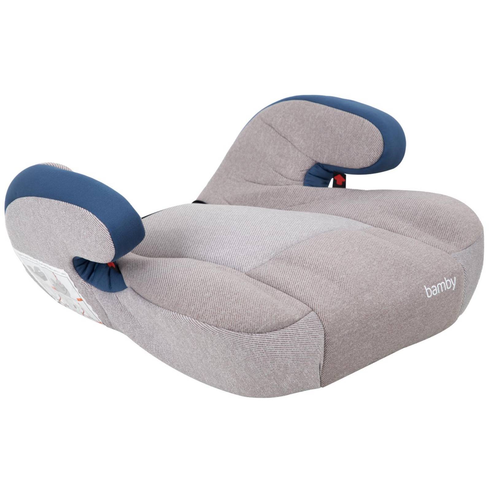 Asiento Elevador Coche Para Bebe Booster Carro Cojin Silla Gris