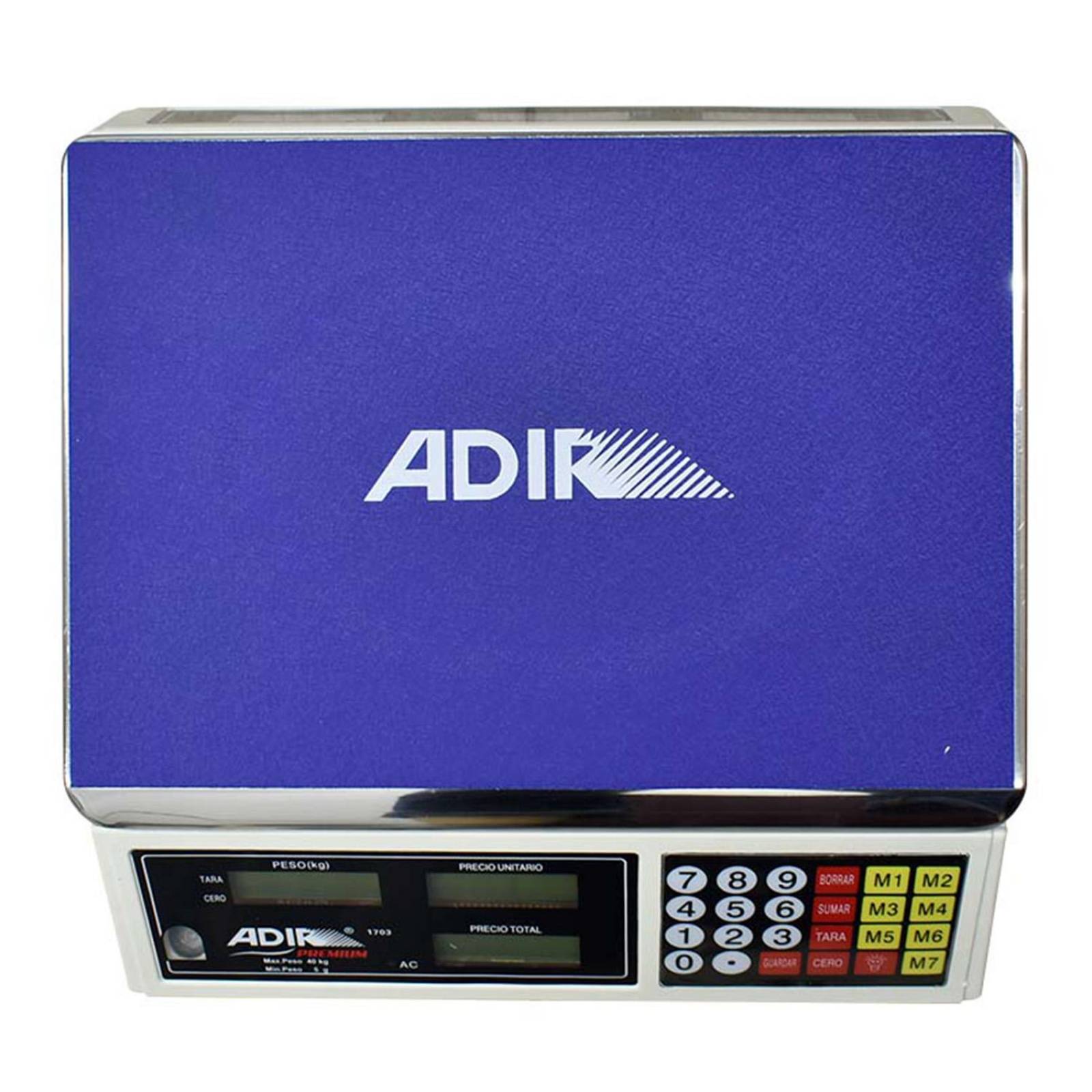 Bascula Electronica Multifuncion Industrial 40 Kgs 1703 Adir