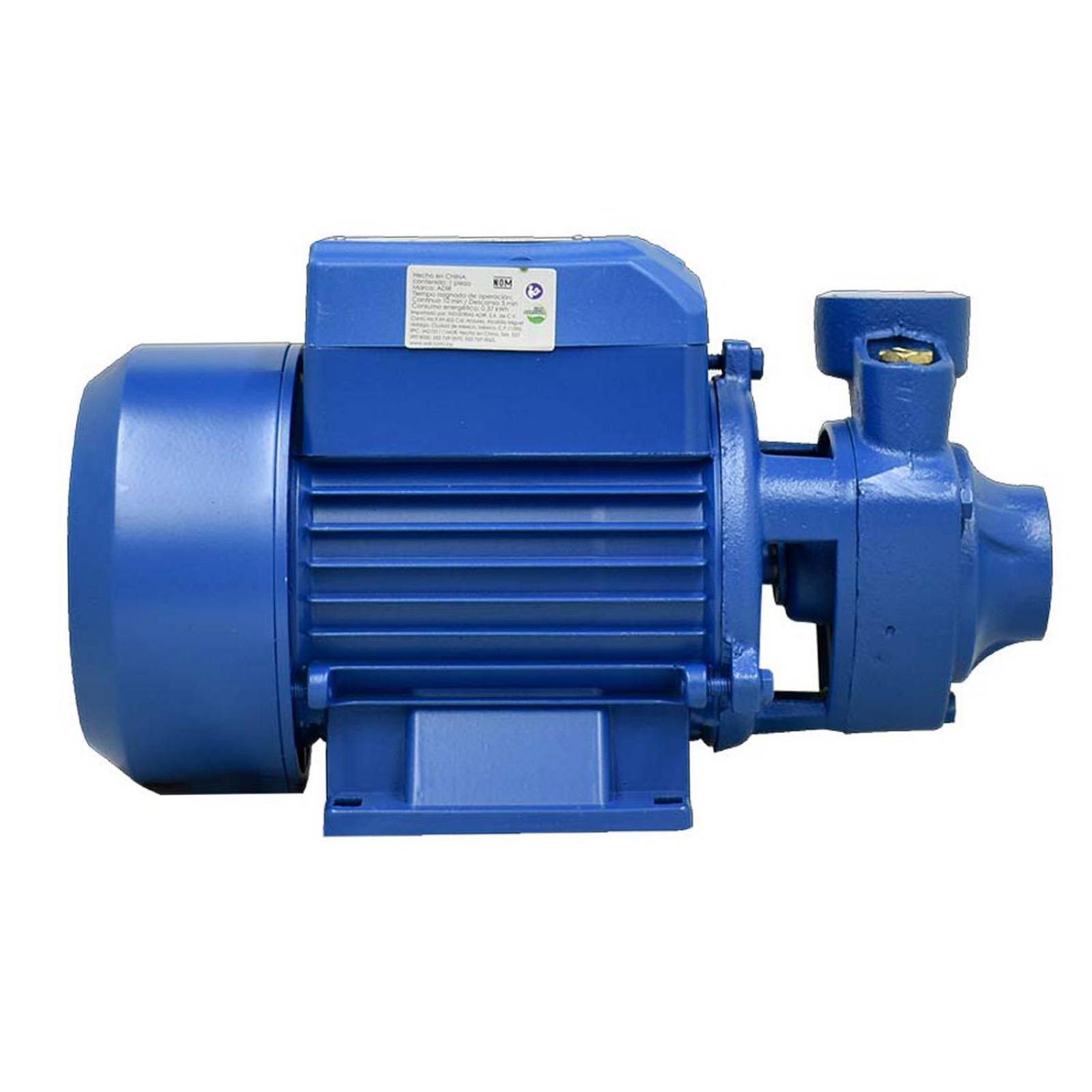 Bomba Electrica Periferica Para Agua 1/2 Hp 185-A Adir 