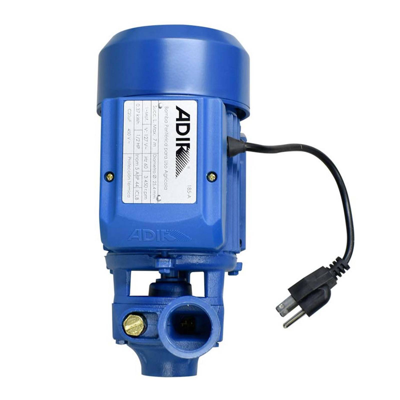 Bomba Electrica Periferica Para Agua 1/2 Hp 185-A Adir 