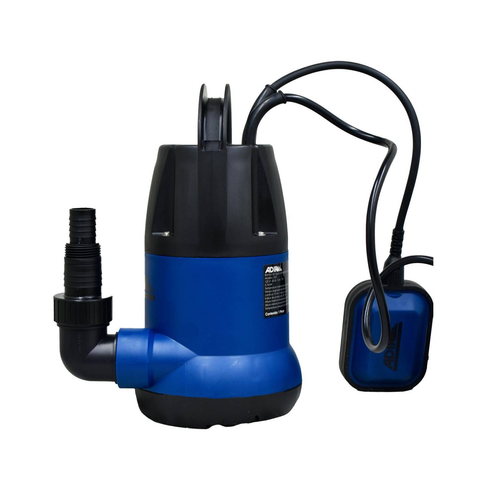 Bomba Sumergible Electrica Para Agua Sucia 1 Hp 1501 Adir 