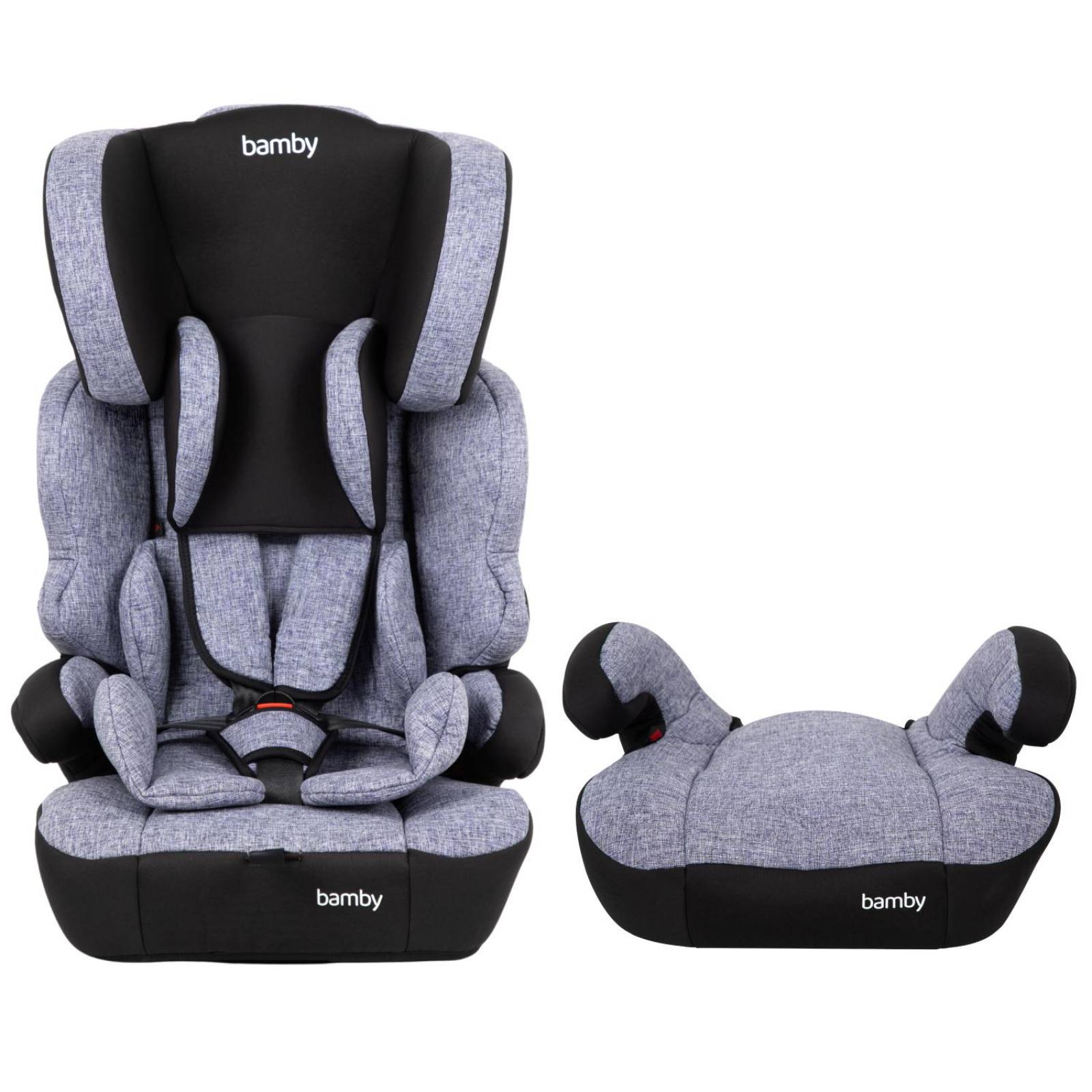 Autoasiento Para Carro Silla de Bebe Seguridad 9m A 11 Años Negro