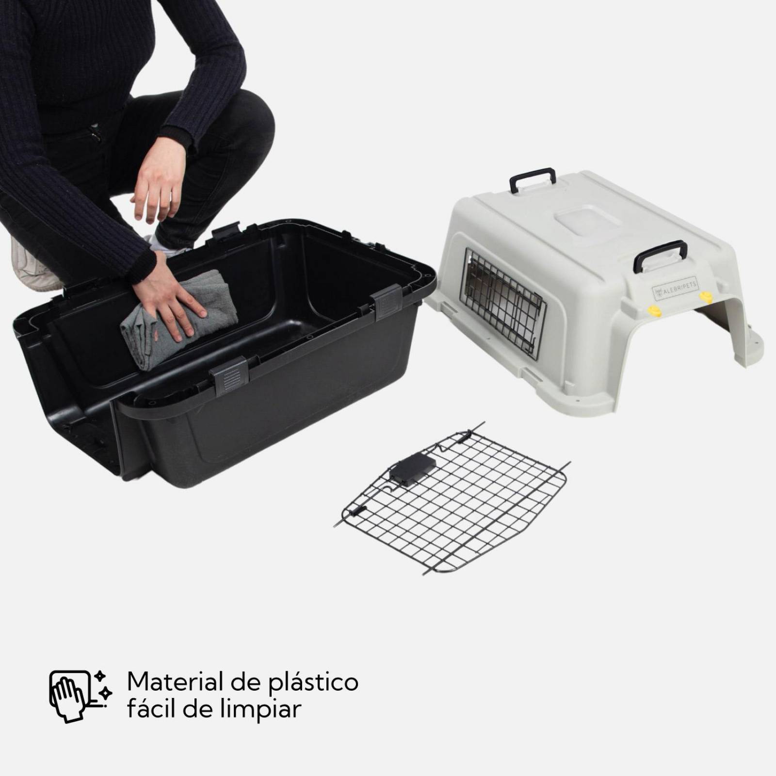 Jaula Transportadora Para Perro IATA 103x73x78 cm 