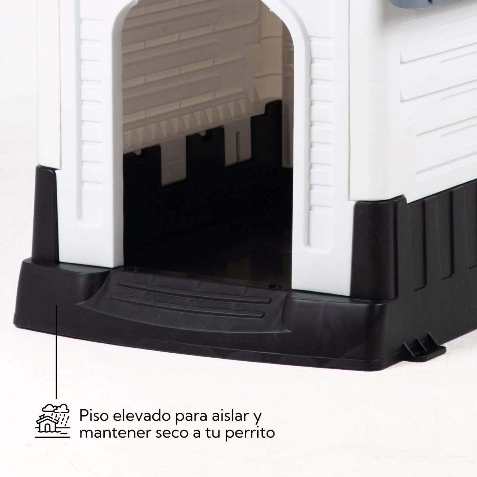 Casa Para Perro Raza Grande 76x62x76 cm Termica Plastico 