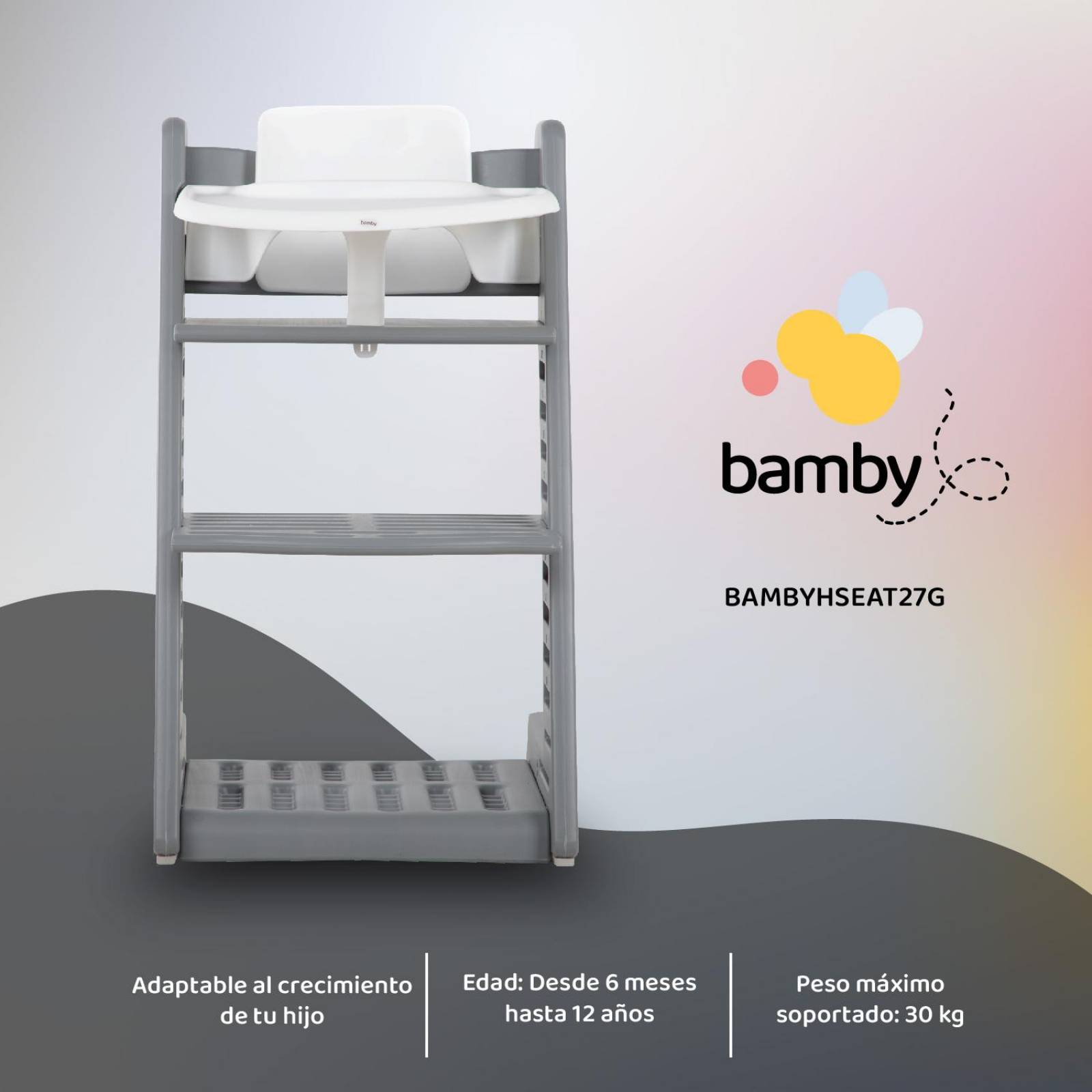 Silla Alta Para Bebes 6 Meses A 12 Años De Comer Evolutiva 