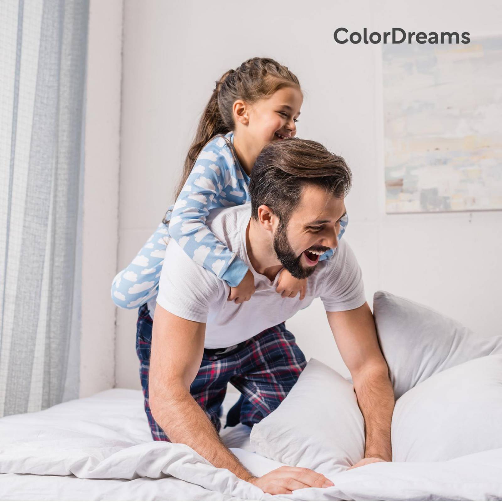 Juego Sabanas Individual Hipoalergenicas 3 pzas Colordreams Rosa