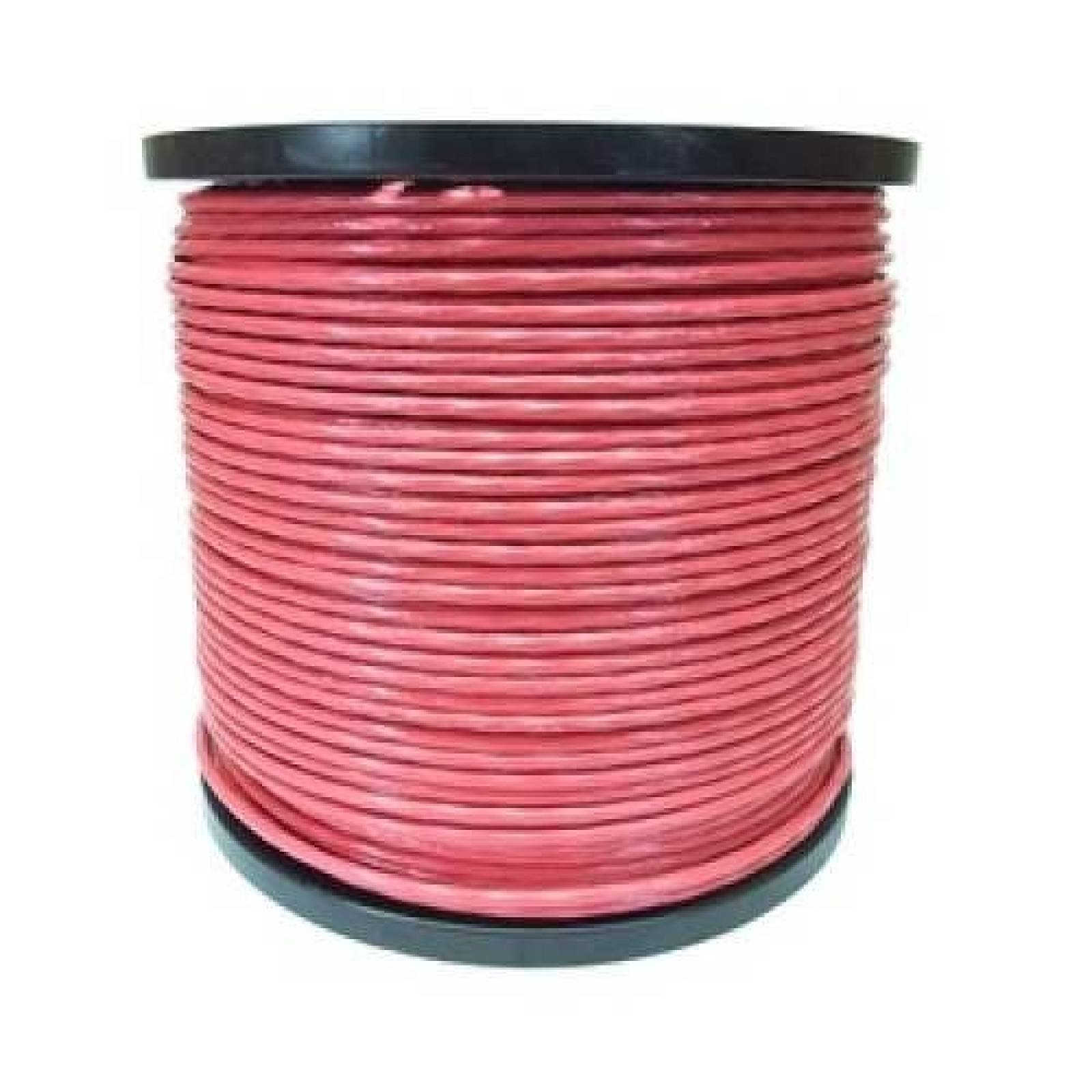 Cable Acero Recubrimiento PVC 7X7 3/16-1/4. 152 M. Rojo OBI