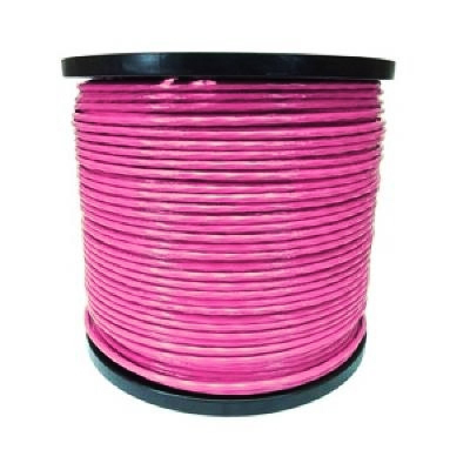 Cable De Acero Recubrimiento PVC 7X7 1/16-3/32 y 300 M Rosa