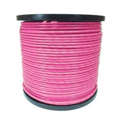 Cable De Acero Recubrimiento PVC 7X7 3/16-1/4 150 M Rosa