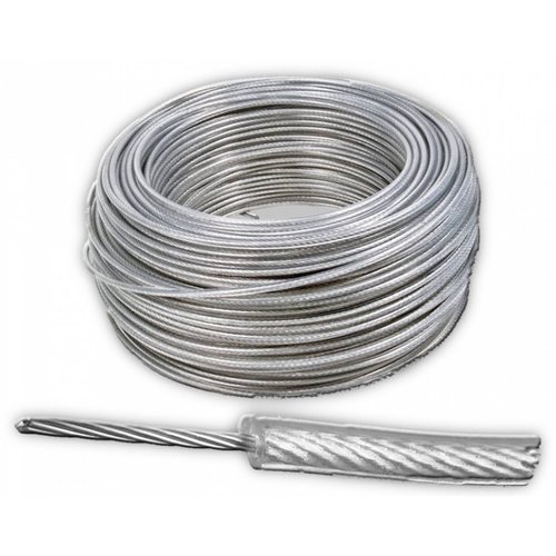Cable De Acero Recubrimiento PVC 7X7 3/32-1/8 y 150 M