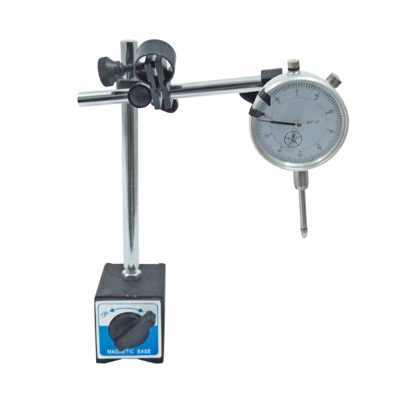 Calibrador Indicador Caratula 0-1 Juego con Base Magnetica