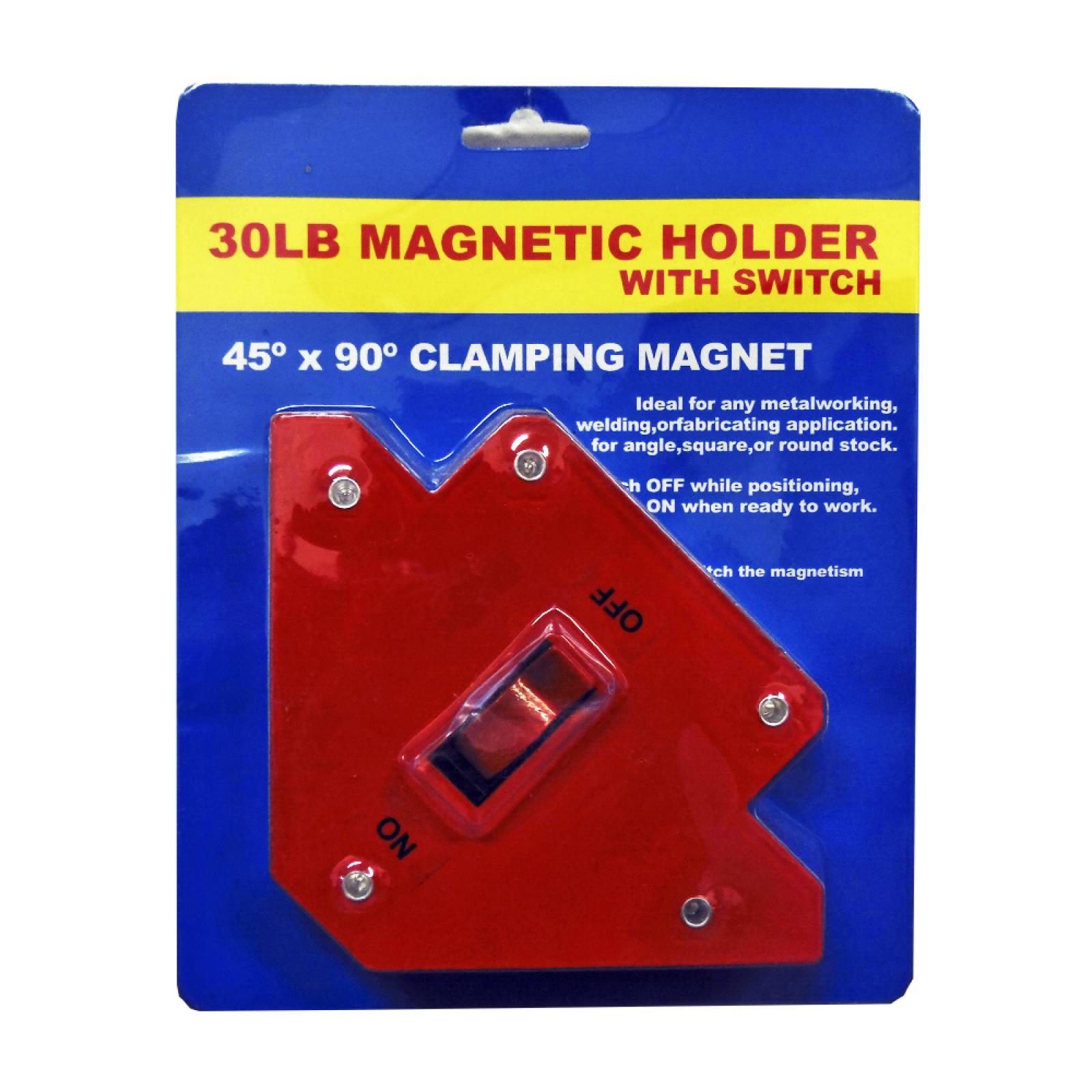 Iman Escuadra para Soldar con Interruptor 14 Kg 600730Lbs