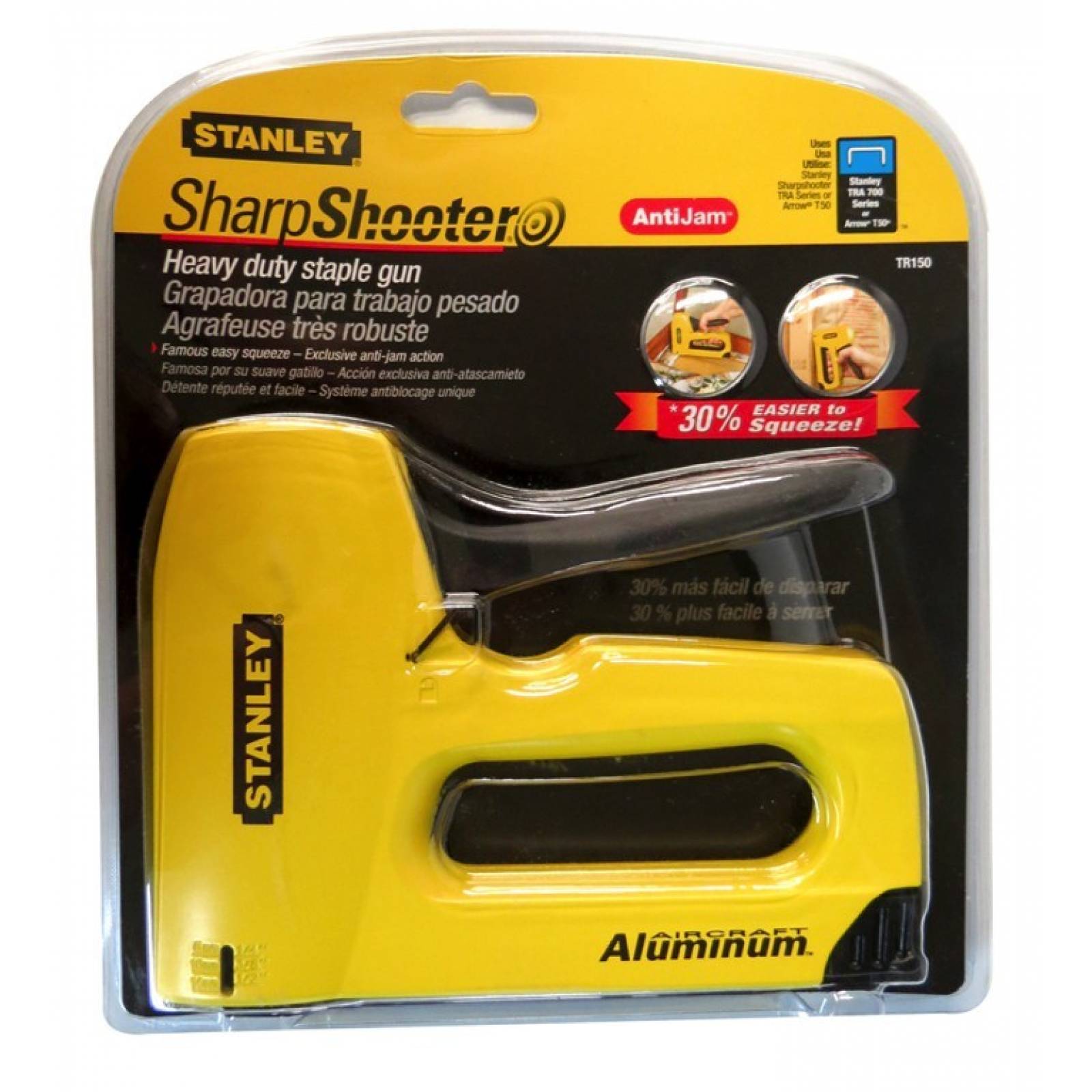 Engrapadora Clavadora Pistola Uso Pesado Stanley Tr150