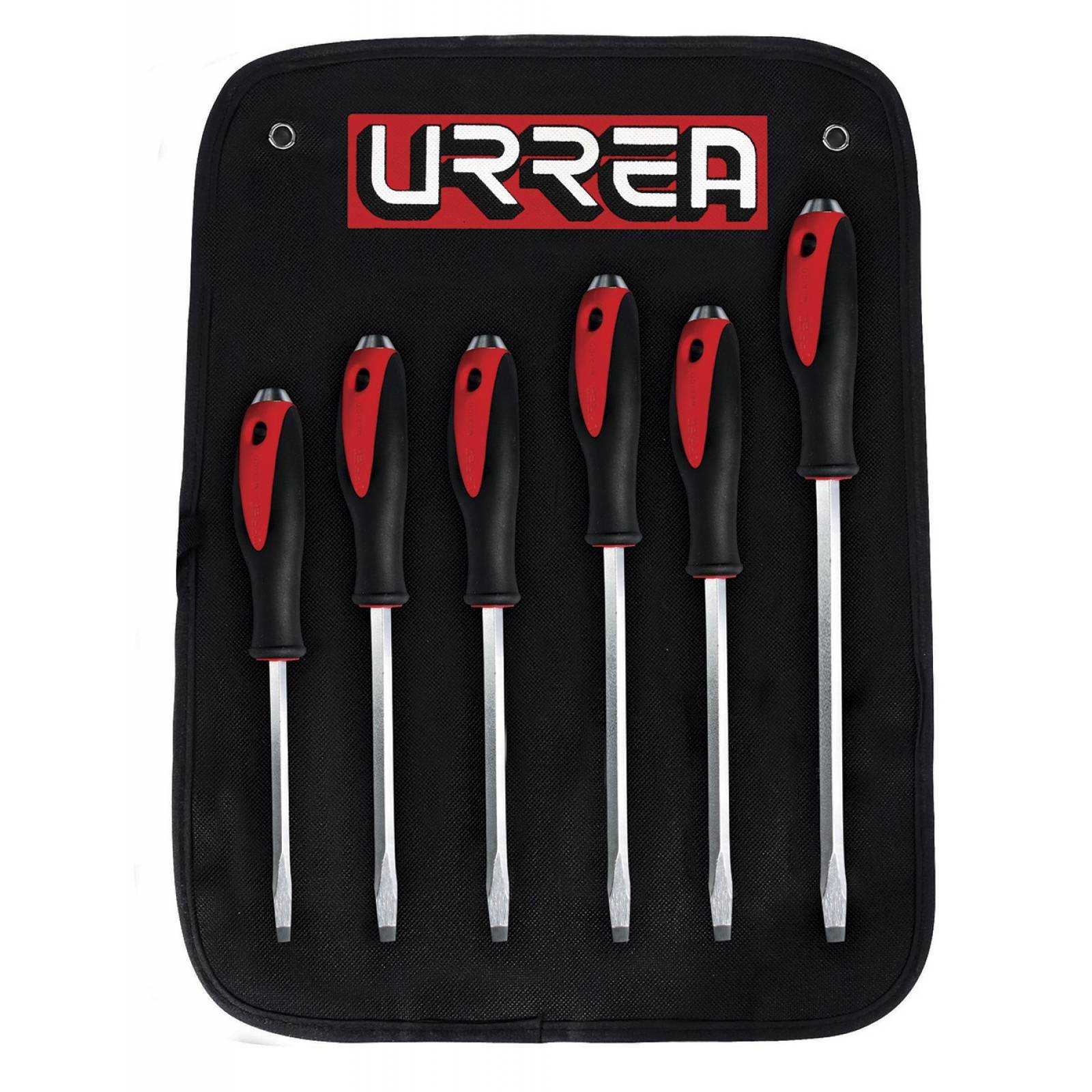 Juego de 6 destornilladores de golpe punta plana 9100GA Urrea