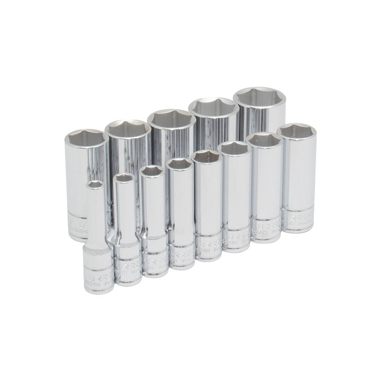 Juego de 13 dados largos en pulgadas 3/8" 6 puntas 52114 Urrea