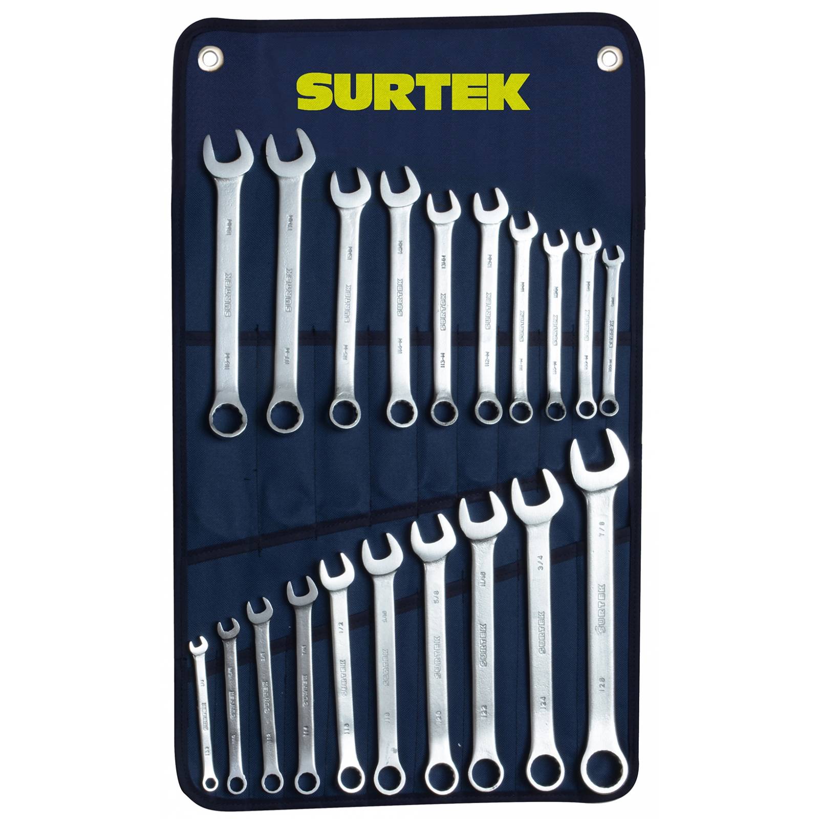 Juego De 20 Llaves Combinadas Satín Com20c Surtek 