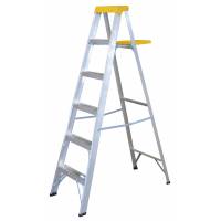 Escalera De Aluminio Tipo Tijera, 5 Peldaños, 1.83Mt Et5 Surtek