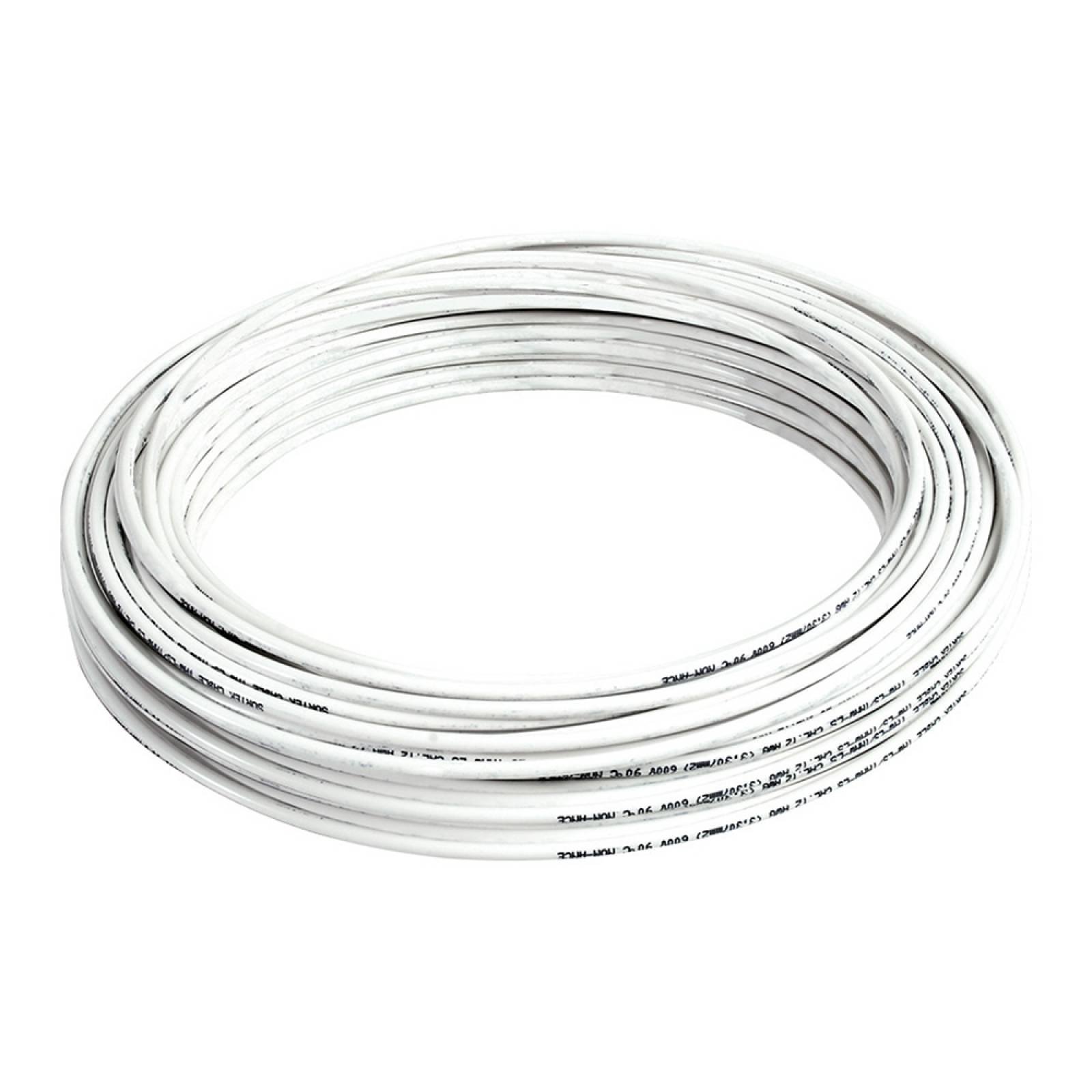 Cable Eléctrico Tipo Thw-ls/thhw-ls Cal10 100m Blanco 136917 