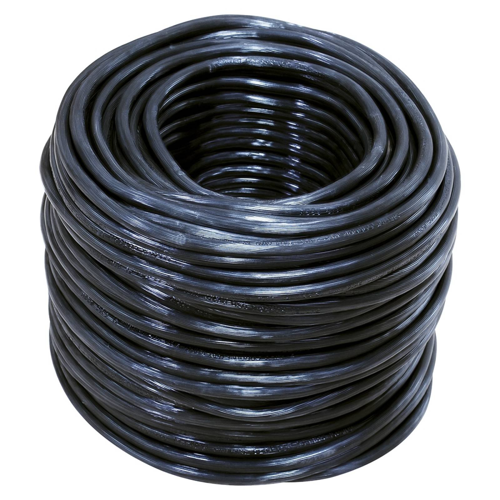 Cable Eléctrico Uso Rudo Cal.2x10 100m Blanco Y Negro 136933 
