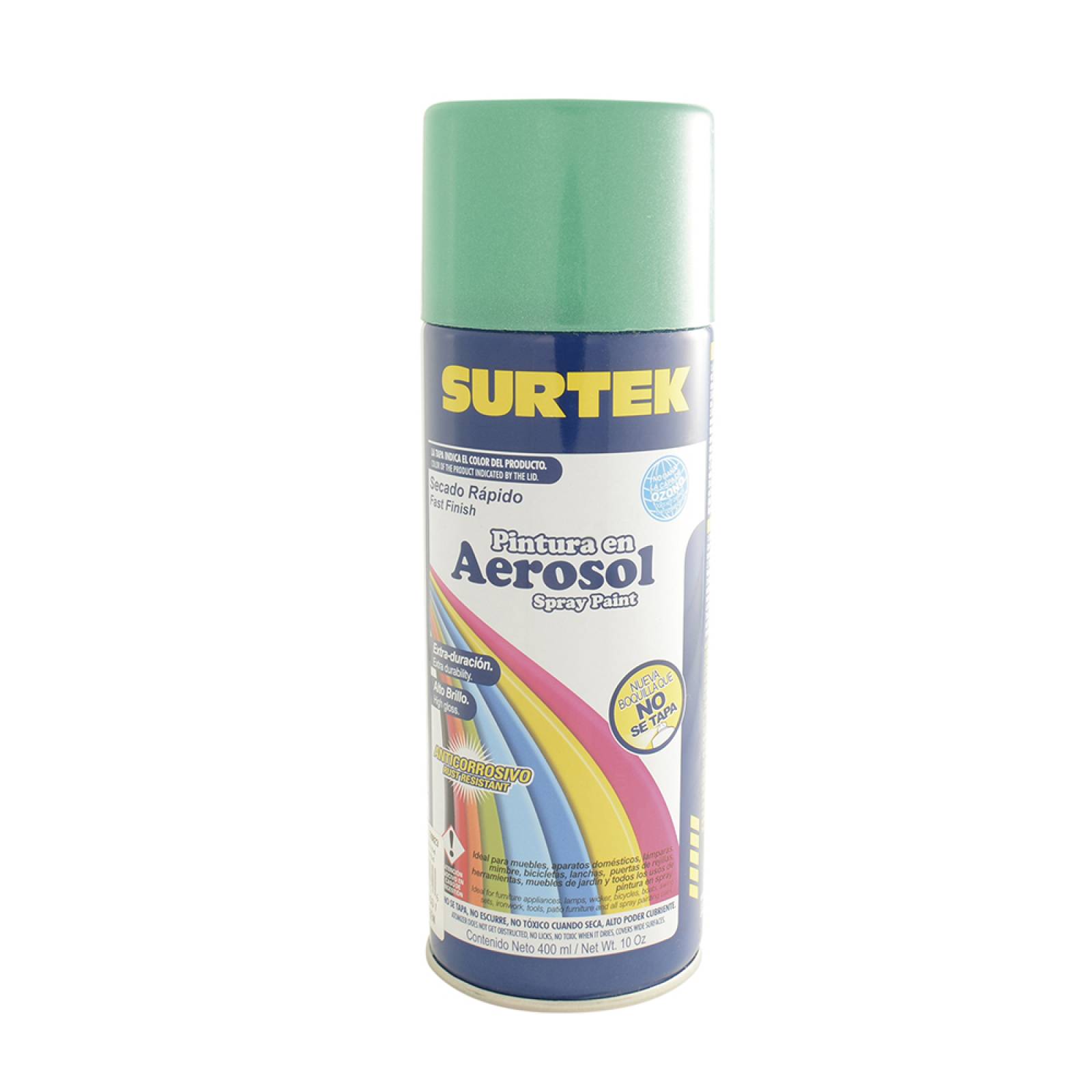 Aerosol Verde Metálico 400ml 139823 Surtek 