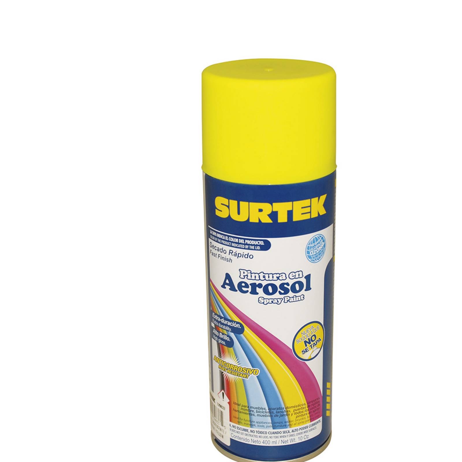 Aerosol Amarillo Fluorescente 400ml 139833 Surtek 