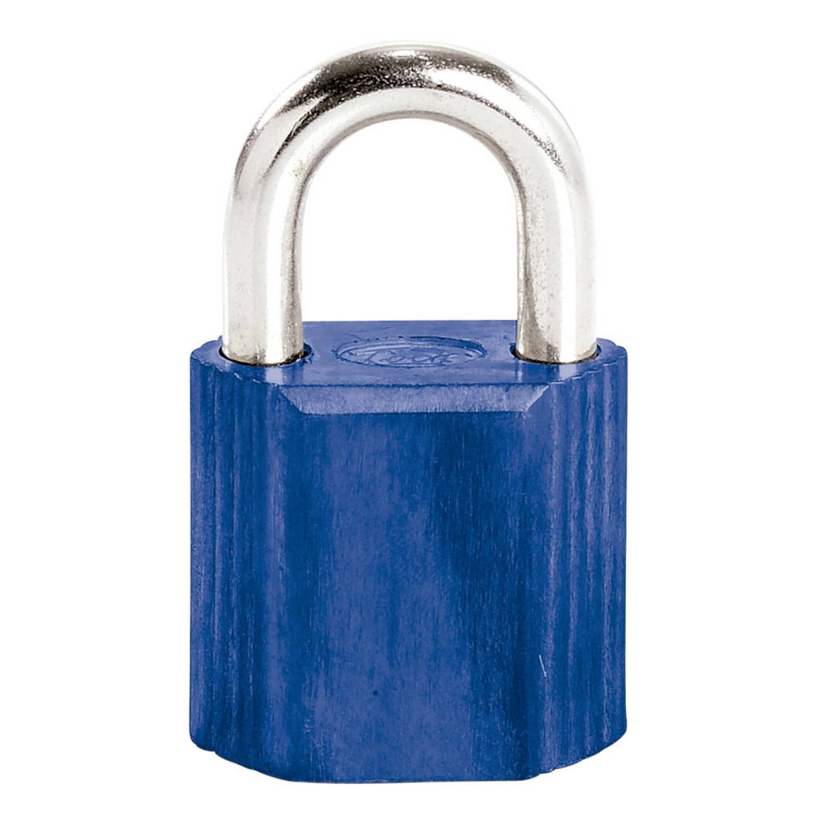 Candado No 9 Corto Azul Cuerpo De Hierro Forjado Lock 