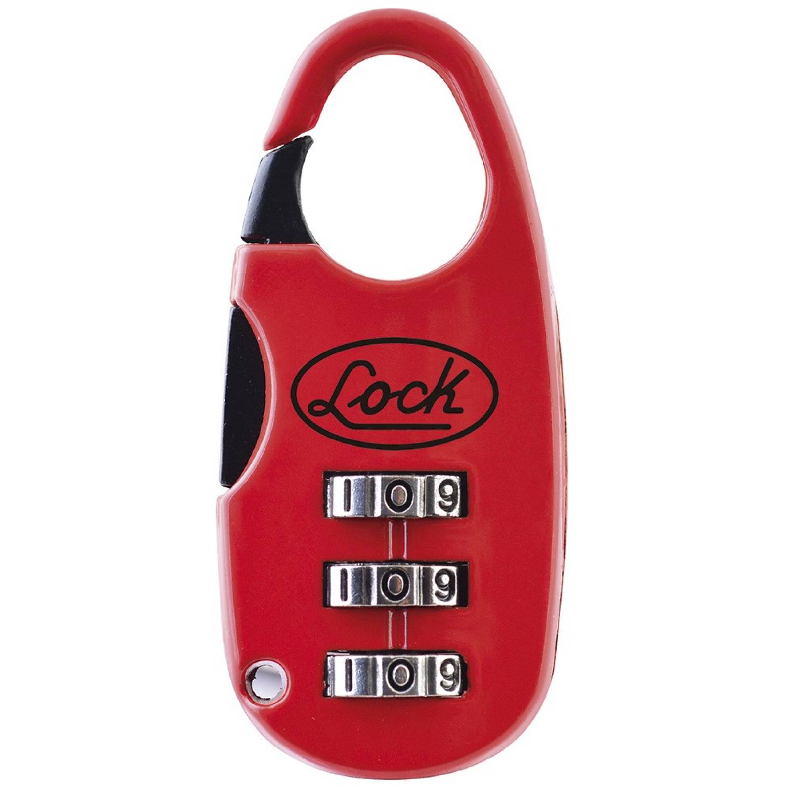 Candado Combinación Digital Maletero 20mm Rojo L21m20pt Lock 
