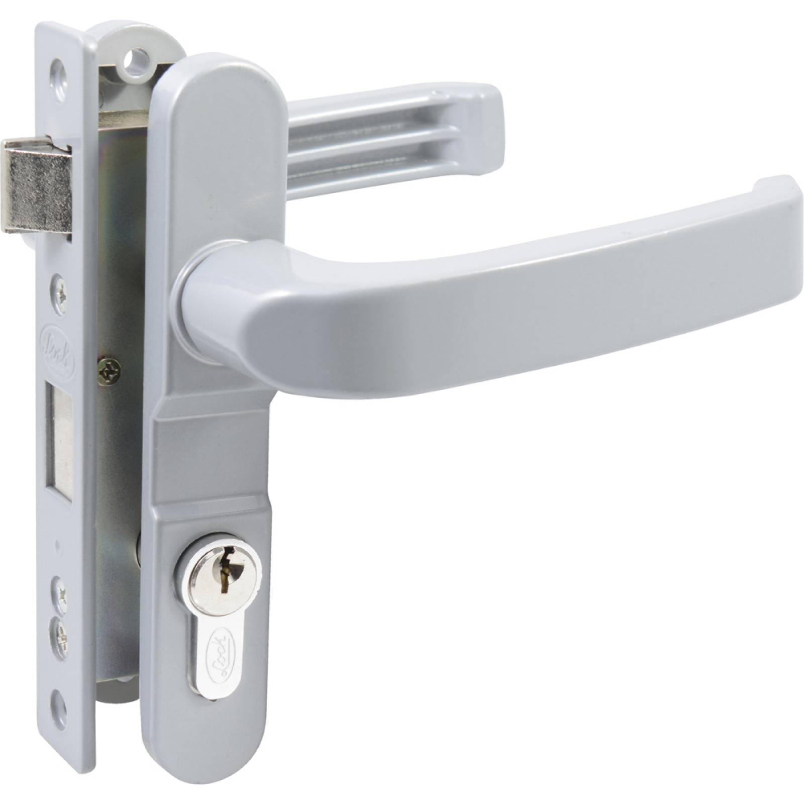 Cerradura Para Puerta De Aluminio Color Gris 13cl Lock 