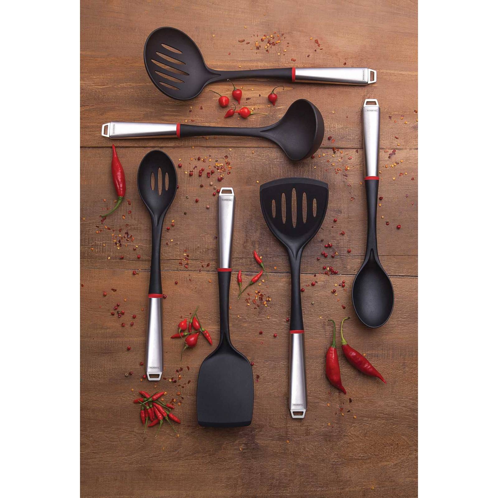 Utensilios Cocina Moderne 3 Pcs Mango Inoxidable Tramontina