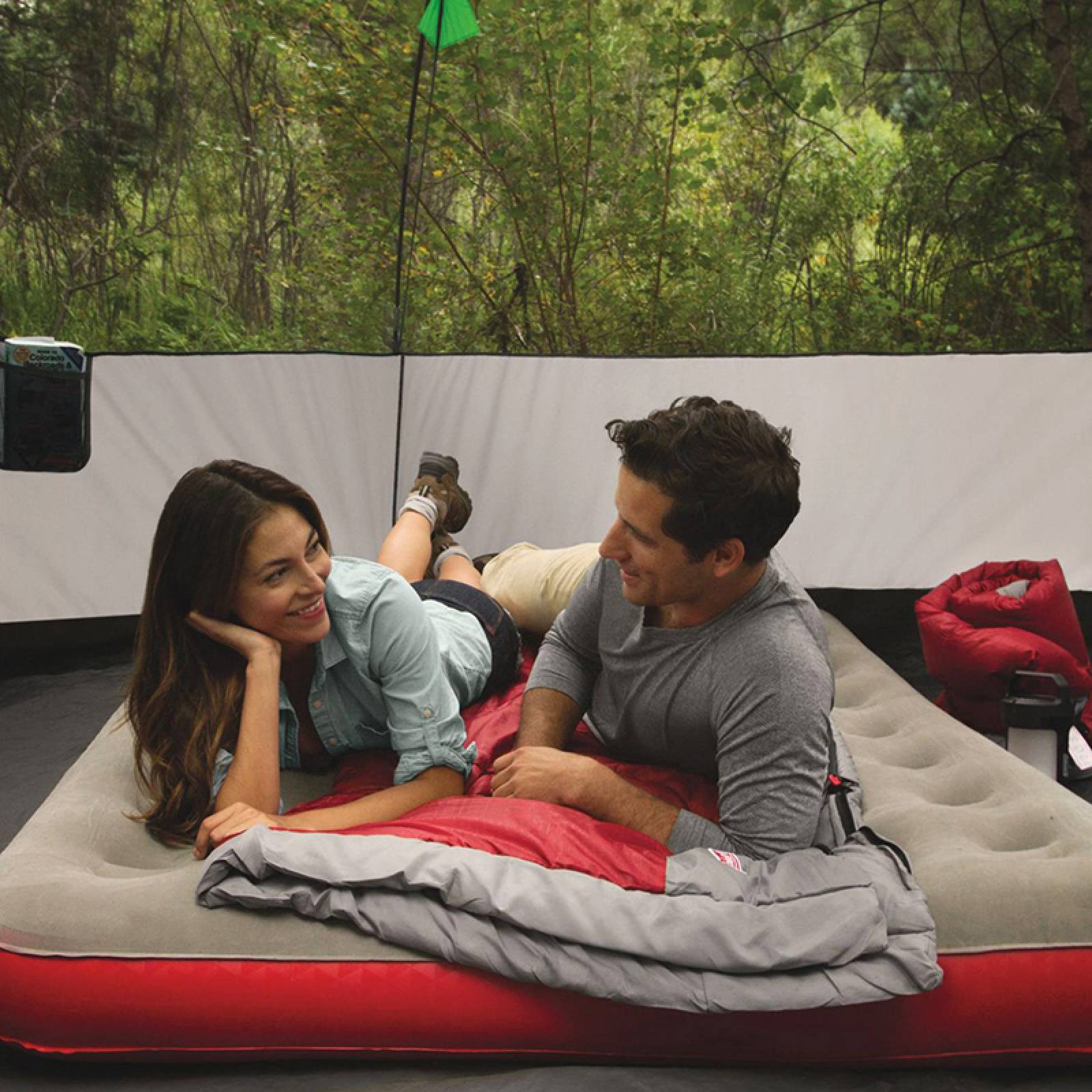 Colchon Inflable Matrimonial Con Bomba 2000030381 Coleman 