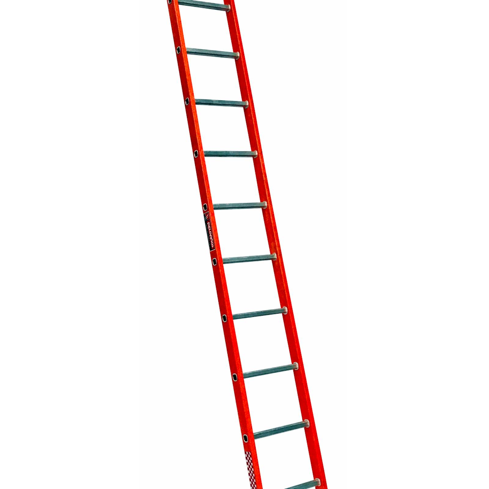 Escalera Recta Fibra De Vidrio 1o Peldaños Tipo Iii 429310 