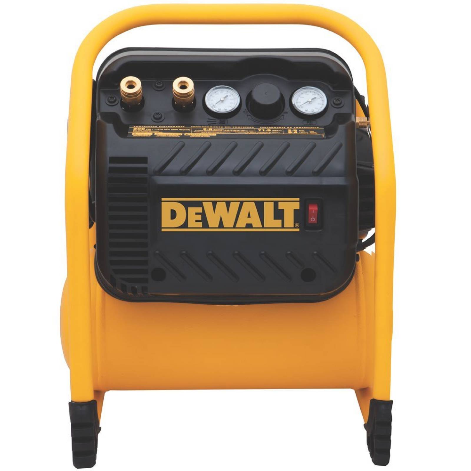 Compresor Silencioso de 200psi de 2.5 Gal DWFP55130 DeWalt