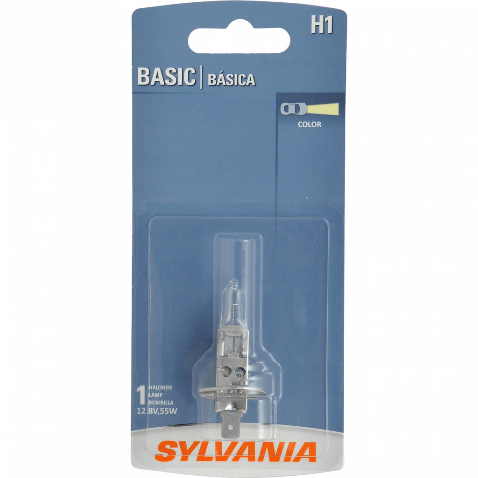 Foco Frontal Basic Sylvania H1 Halogeno De 1 Pieza 