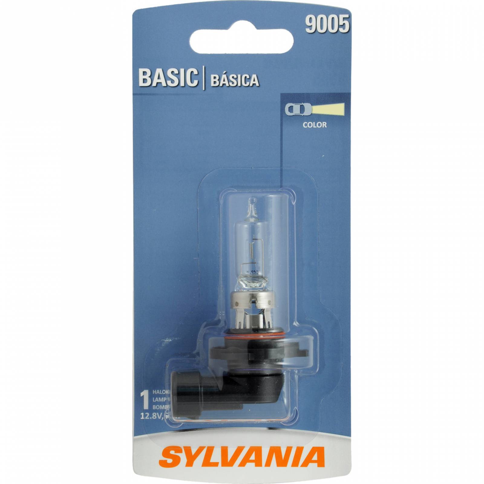 Foco Frontal SYLVANIA 9005 Basic Halogeno Paquete de 1 pza 35882 Osram Sylvania 