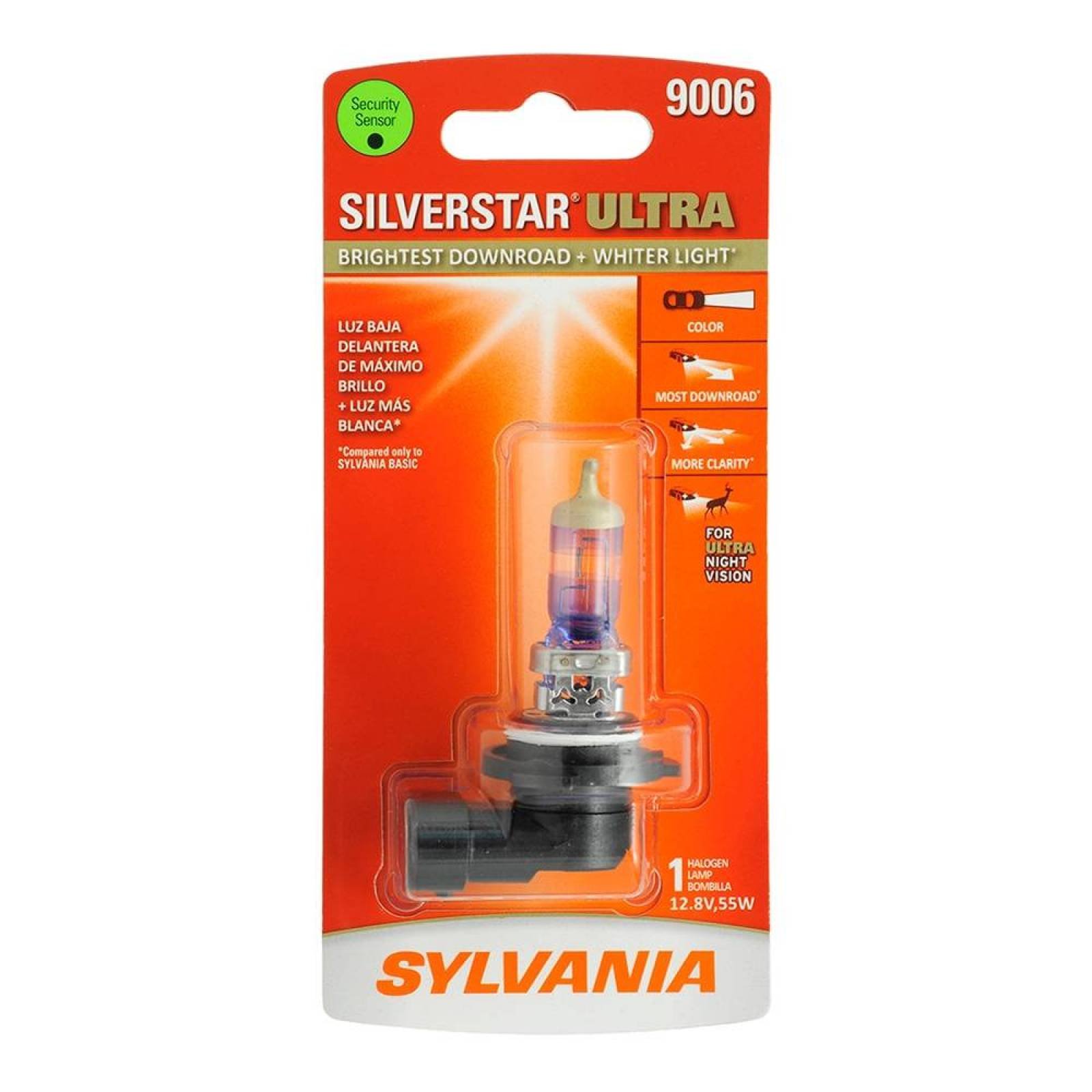 Foco Frontal SYLVANIA 9006 Silverstar Ultra Halogeno 1pc