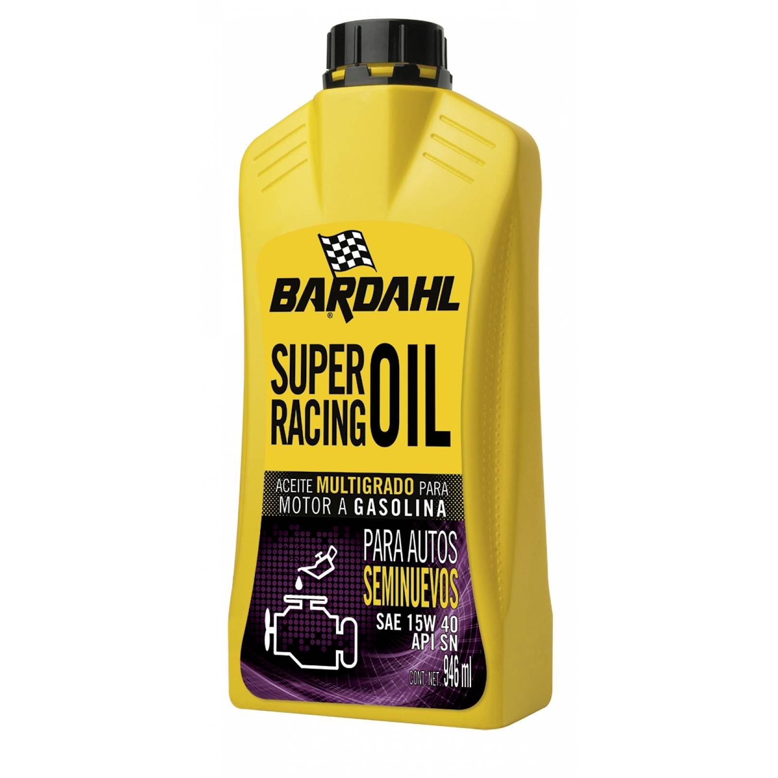 Aceite Multigrado para  Autos Seminuevos 946ml 15W40 Bardahl