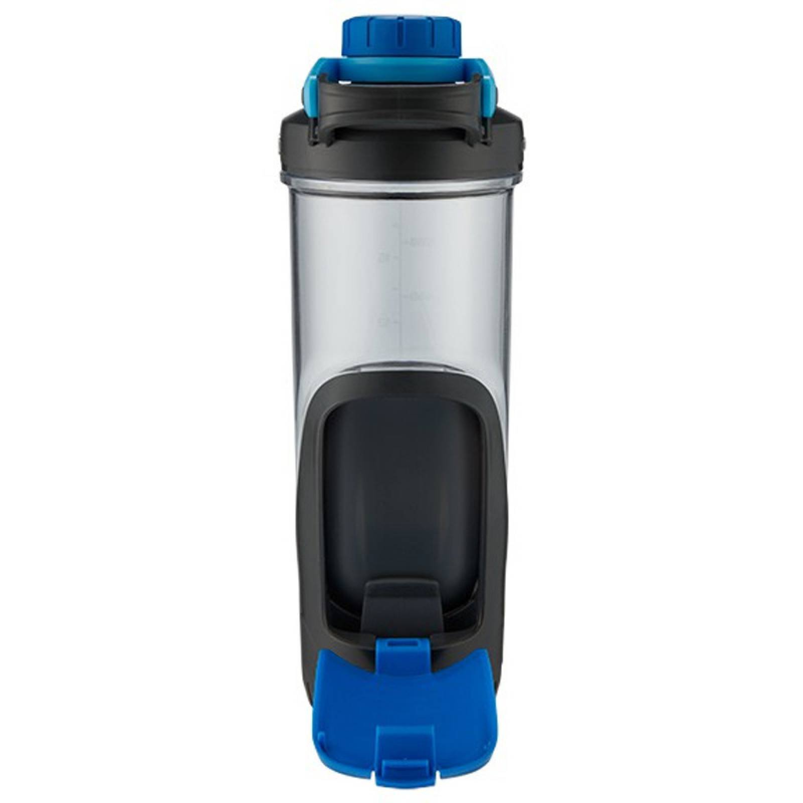 Botella Mezcladora Con Contenedor Plastica Shake 710 Ml Azul 