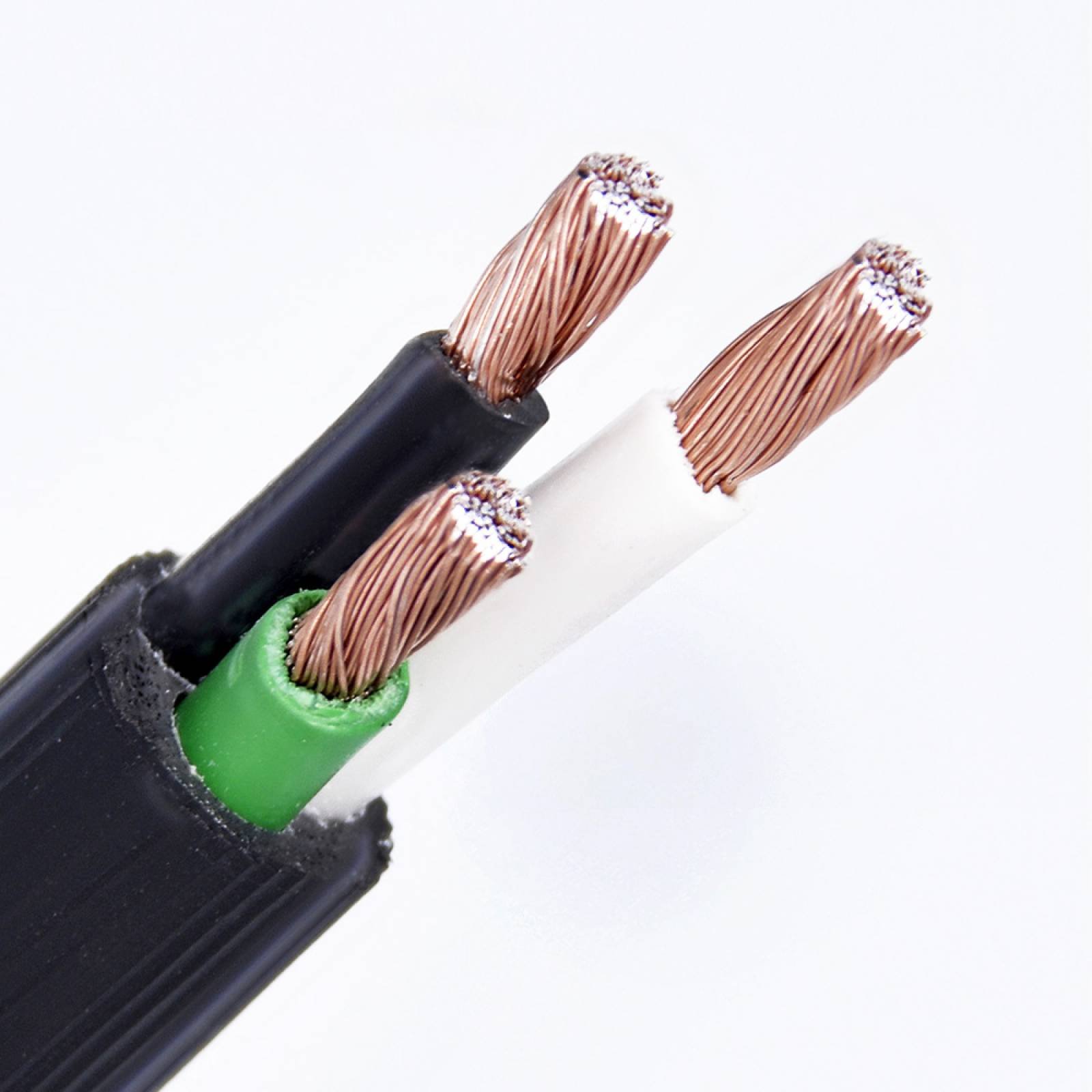 Cable Eléctrico Uso Rudo Cca Cal. 3 X 12 100 Mt Surtek 