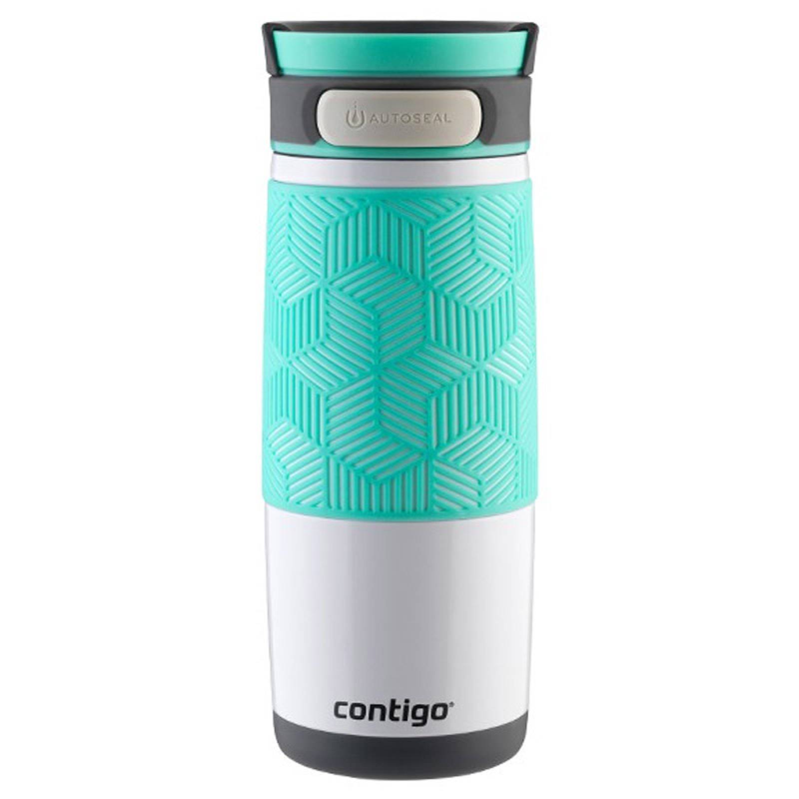 Termo De Viaje Acero Inox Autoseal Transit 473 Ml Contigo Azul