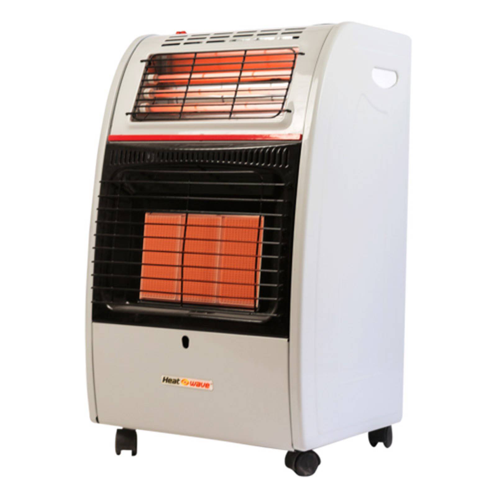 Calentador Calefactor Portatil 2 en 1 de Gas LP 3 Radiantes HG3RQ Heat Wave 