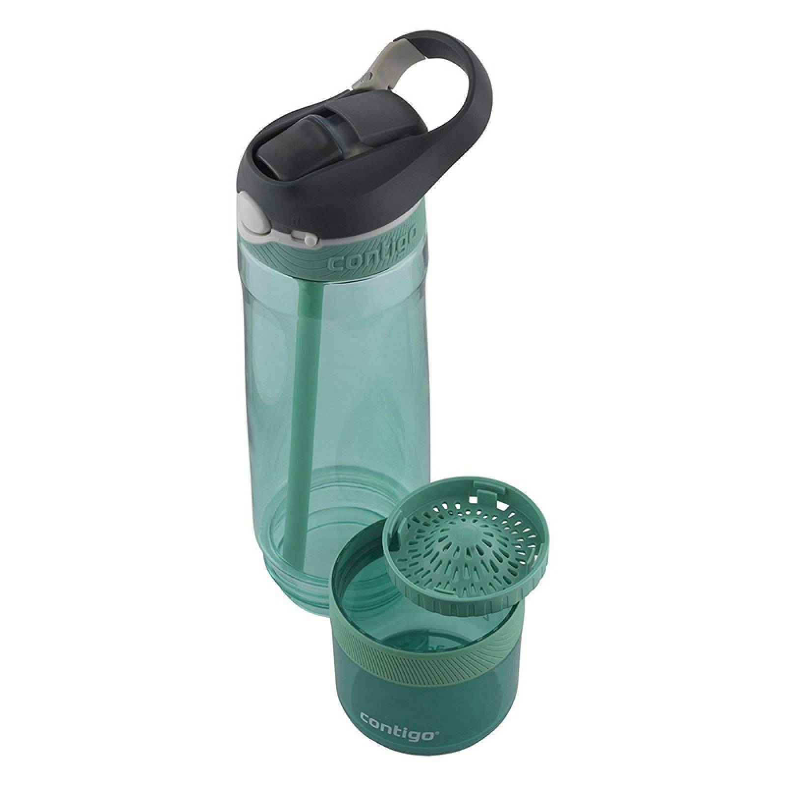 Botella Plastica Infusor Ashland Verde Jade 769 Ml Contigo 