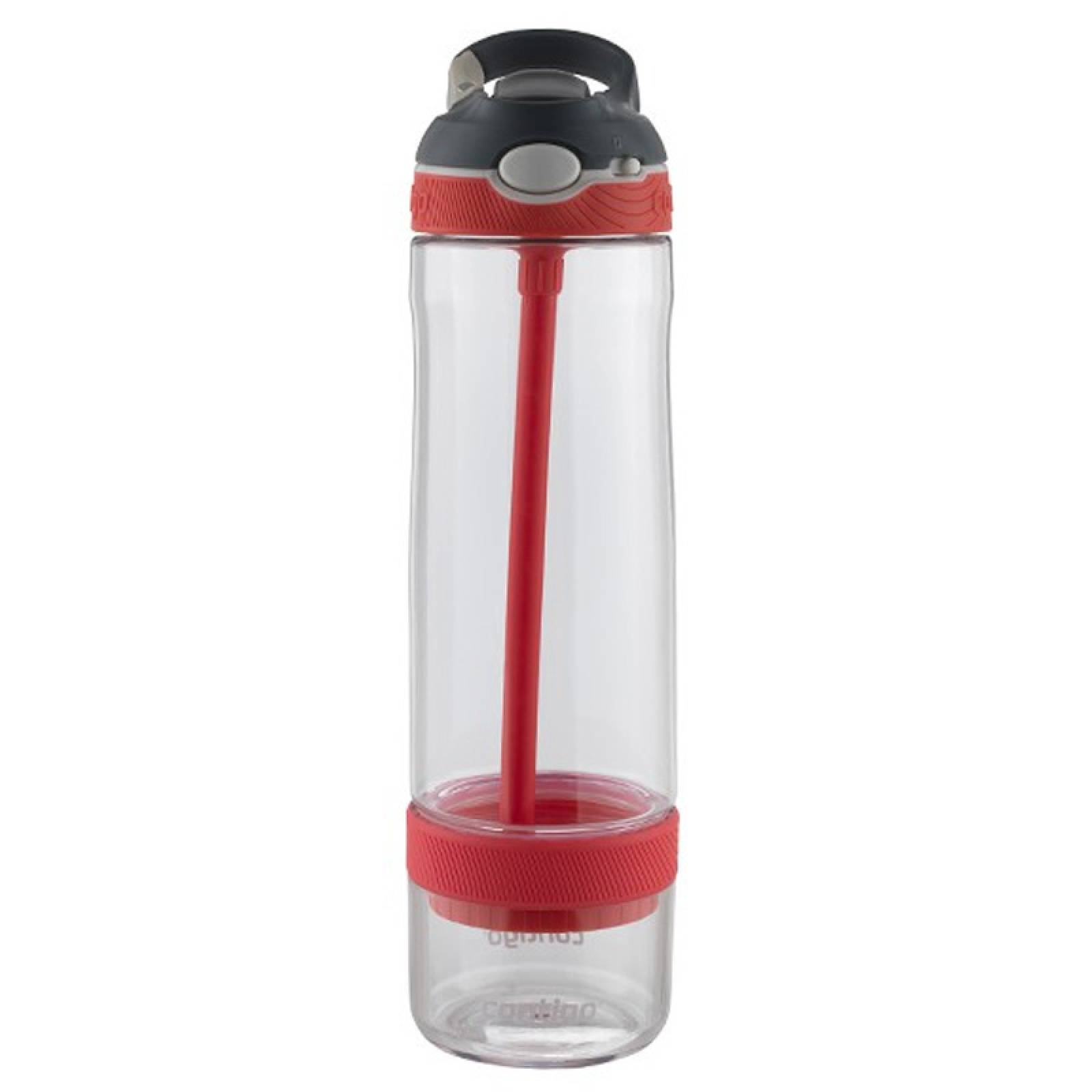 Botella Plastica Infusor Ashland Verde Jade 769 Ml Contigo Rojo