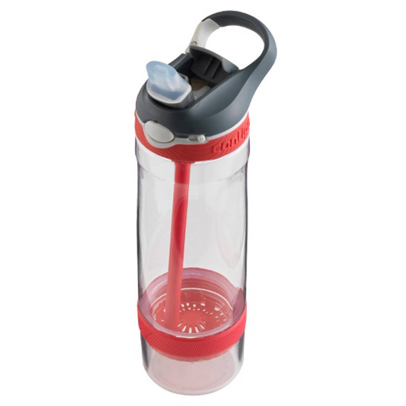 Botella Plastica Infusor Ashland Verde Jade 769 Ml Contigo Rojo